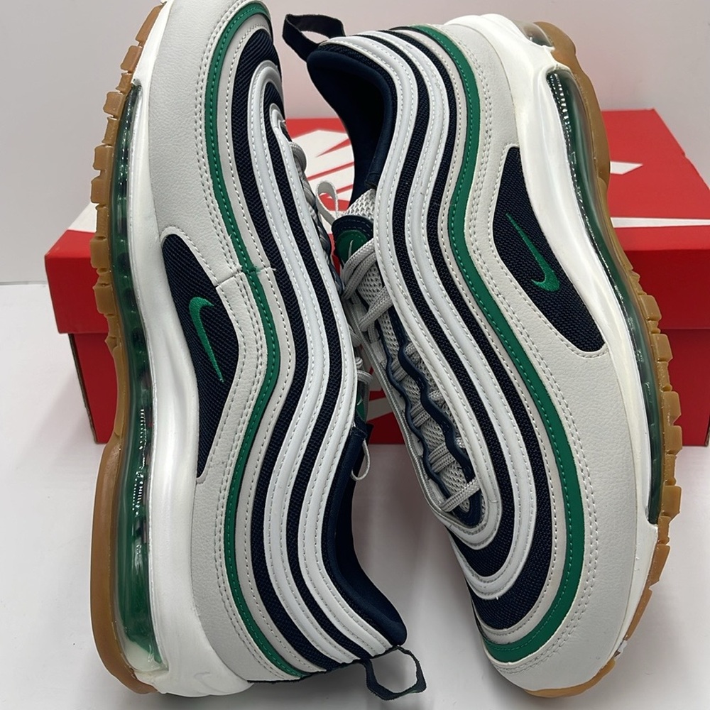 Nike Men’s Air Max 97
Photon Dust/Dark Obsidian/ White/Malachite
921826-021 Snkr - Picture 11 of 13